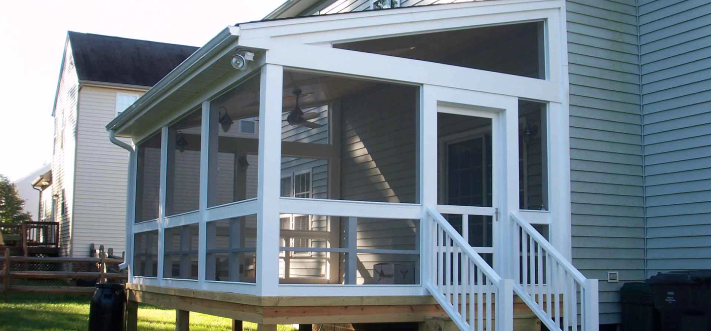 hero new residential house deck and enclosed patio