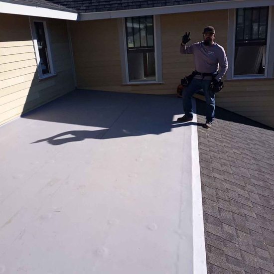 Flat Roofing Job